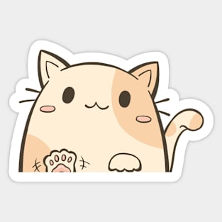 Toast Neko Sticker